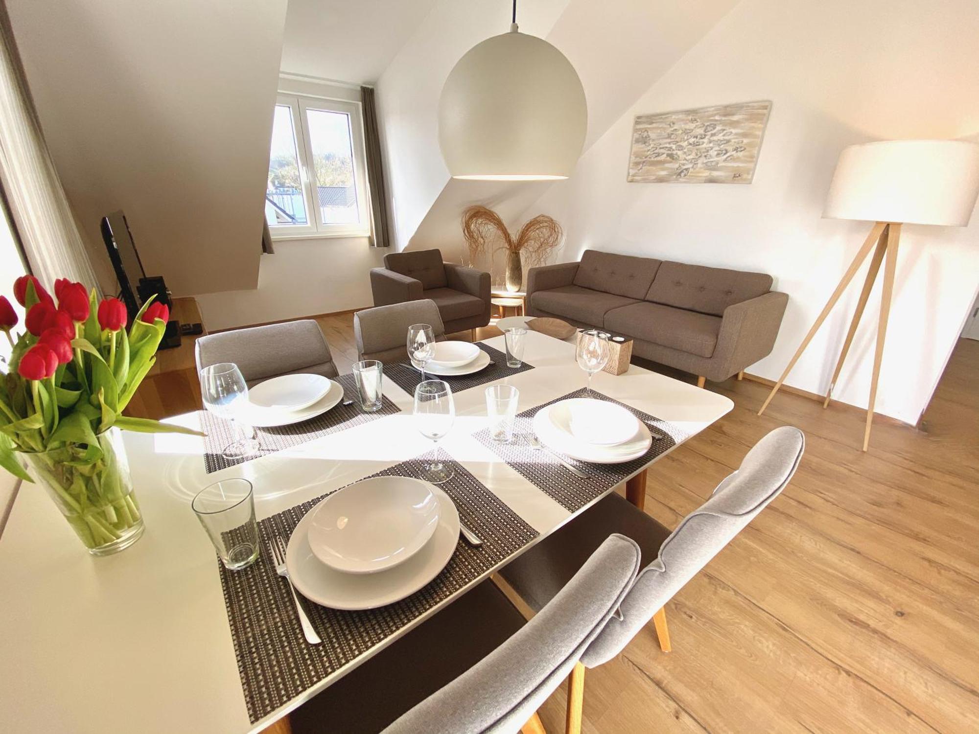 Moenchgut Living & Spa Gager Værelse billede A modern apartment in Germany